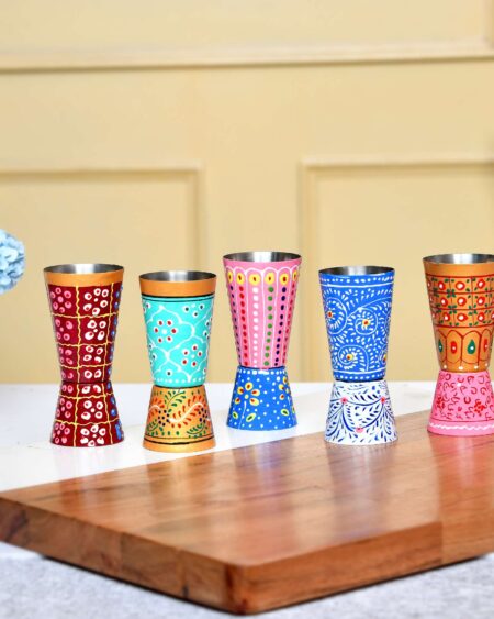 ALUMINIUM GLASS SET